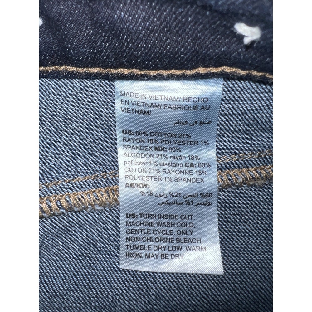 Chicos So Slimming Girlfriend Slim Leg Ankle Jeans‎ Dark Indigo Blue 10P (1.5P) - Picture 9 of 9